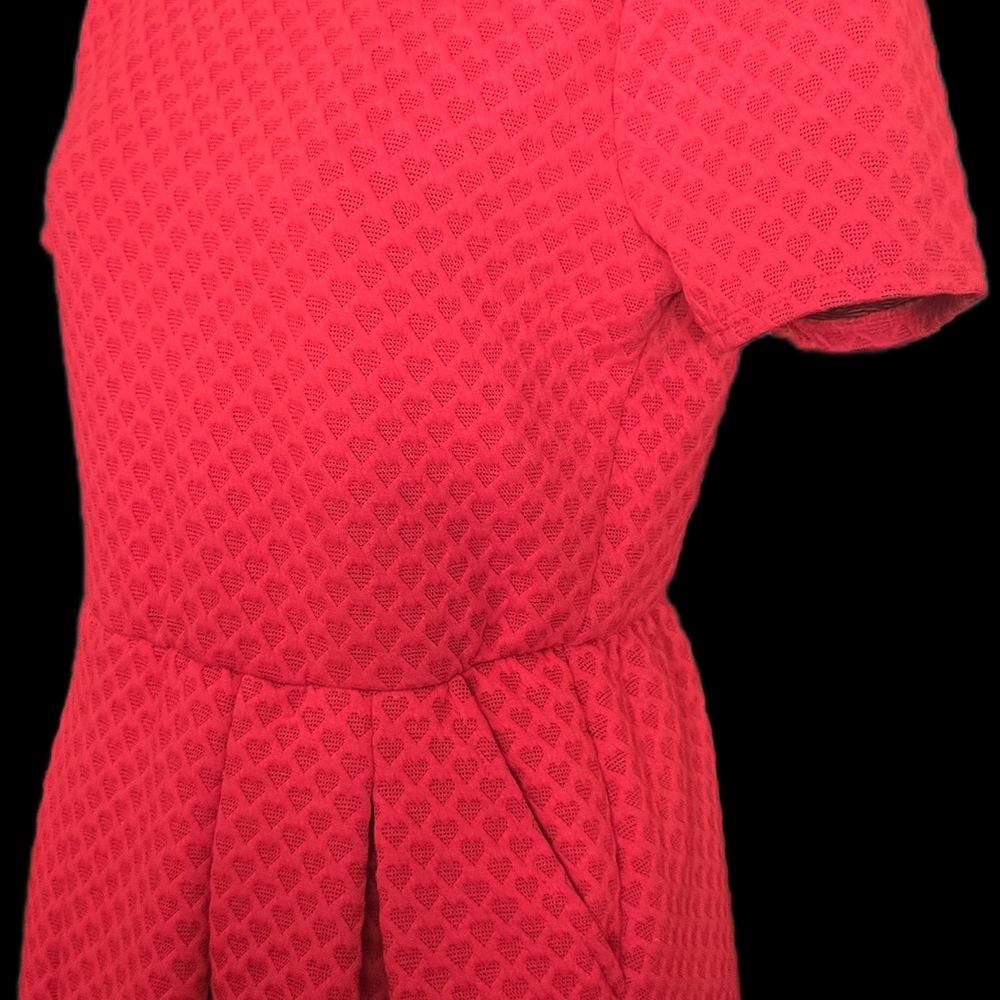 Draper James Red Heart Print Dress - Picture 3 of 8